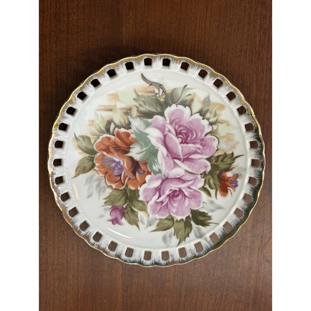 Vintage Regus Norcrest Japan Ceramic Decorative Plate